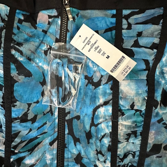 ‼️SOLD‼️NWT✅ Bebe corset adjustable top 💙🖤 - Picture 2 of 3